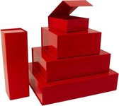 Magneetdozen 33x10x10cm Rood (25 st.)