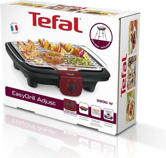 Tefal EasyGrill Elektrische Tafelbarbecue - 35x42 cm - 2300W | bol.com