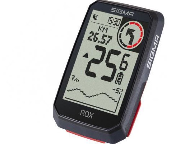 Sigma Sport 01064 compteur de vélo 6,1 cm (2.4") GPS de bicyclette sans fil Noir
