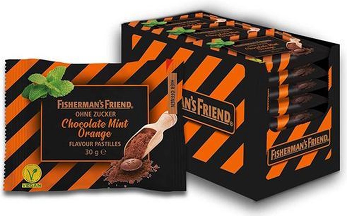 thumbnail: Fisherman's Friend Cherry Onbekend | Doos Met 24 Zakken | Kers En Menthol Smaak | Suikervrij Voor Verse Adem