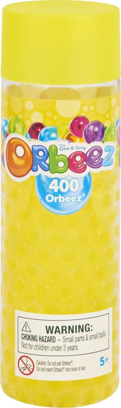 Orbeez - Speelslijm - 400 Waterparels - Geel - Sensorisch speelgoed