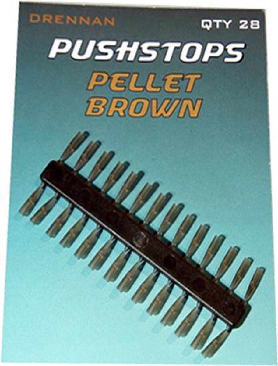 Drennan Pushstop - Pellet Brown - Stopper - Bruin