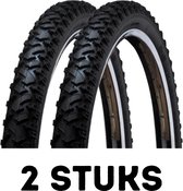 Fietsband - Buitenband - Set van 2 - Rocky Mountain 20 x 1.75 (47-406) zwart
