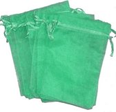 Sacs en organza 10x15 cm vert de mer cm (100 pièces) / sacs cadeaux