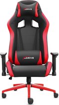 Bol.com xDrive 15'LI Professional Gaming Chair – Professioneel Gaming Stoel - Zwart / Rood aanbieding