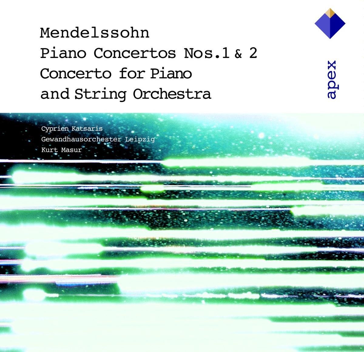 Mendelssohn : Piano Concertos nos 1 & 2 etc / Katsaris, Masur et al