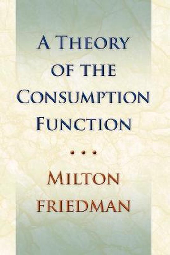 Theory of the Consumption Function - cover