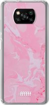 6F hoesje - geschikt voor Xiaomi Poco X3 Pro -  Transparant TPU Case - Pink Sync #ffffff