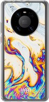 6F hoesje - geschikt voor Huawei P40 Pro -  Transparant TPU Case - Bubble Texture #ffffff