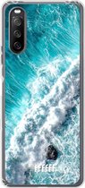 6F hoesje - geschikt voor Sony Xperia 10 III -  Transparant TPU Case - Perfect to Surf #ffffff