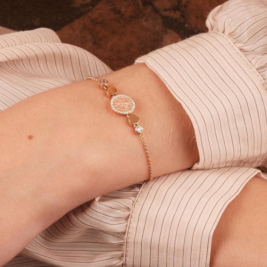 FOSSIL Mop Bracelet Rosegold Rose doré