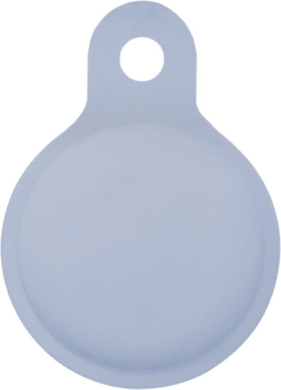 AirTag Porte-clés Etui AirTag Pendentif En Siliconen - Etui Porte-clés Pendentif AirTag - Gris Bleu - PACK DE 2