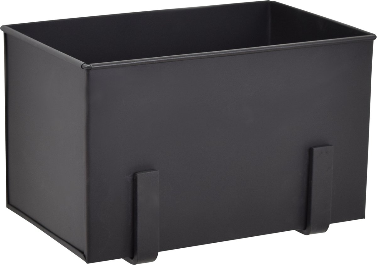 LOFT42 Flora Wand Plantenbak Small Zwart - Metaal - 25x15x15