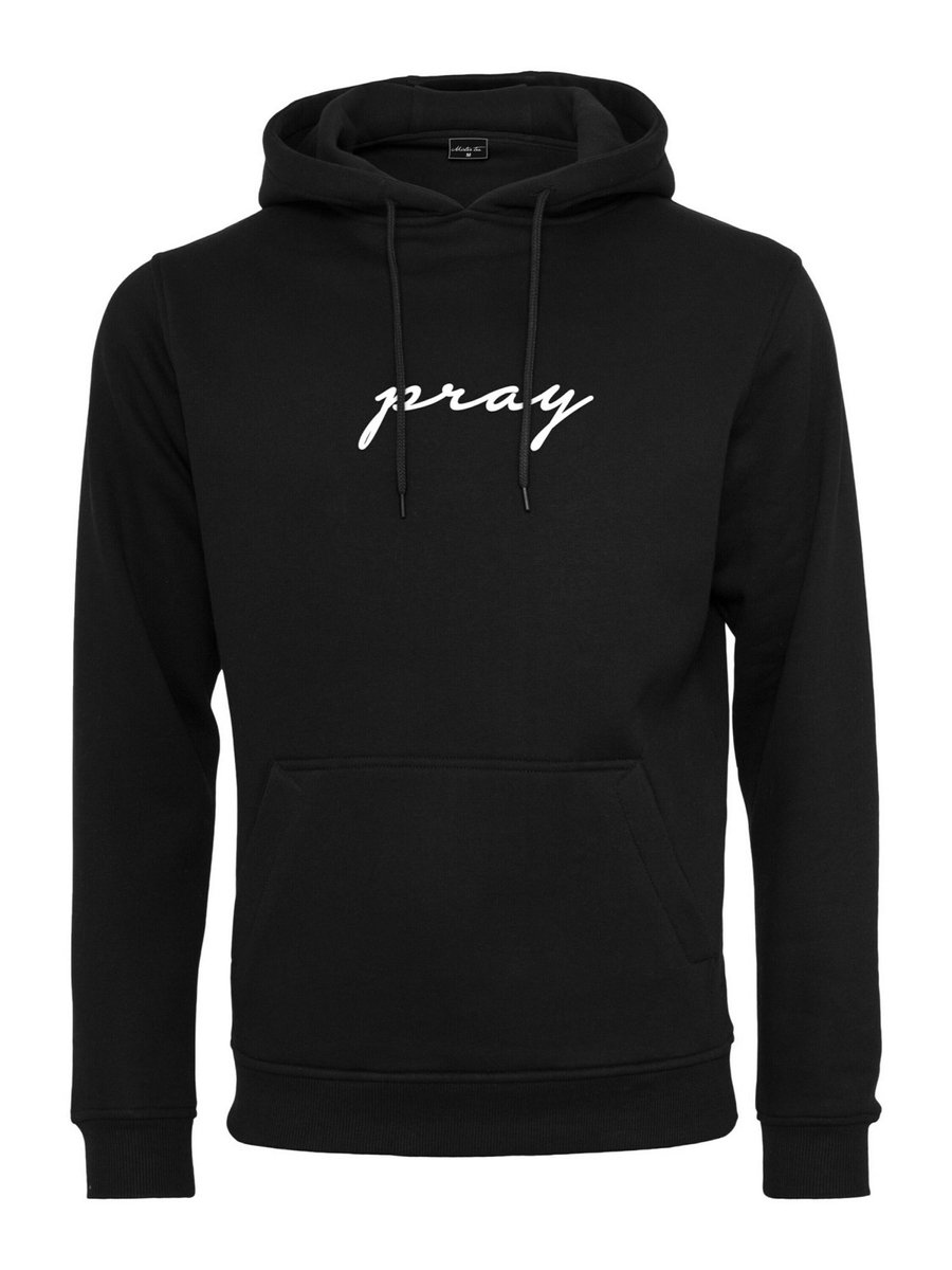 Urban Classics Pray EMB Hoodie/trui 2XL Zwart