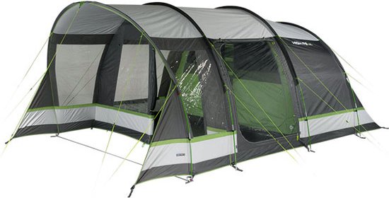 High Peak Tunneltent Garda 4.0 - 4 persoons - Verduisterde Binnentent - Grijs — afbeelding 4