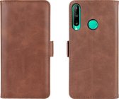 Huawei P40 Lite E Hoesje - Mobigear - Slim Magnet Serie - Kunstlederen Bookcase - Bruin - Hoesje Geschikt Voor Huawei P40 Lite E