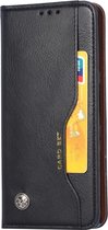 Sony Xperia 5 Hoesje - Mobigear - Card Set Serie - Kunstlederen Bookcase - Zwart - Hoesje Geschikt Voor Sony Xperia 5