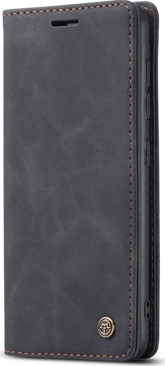 Caseme Telefoonhoesje geschikt voor Samsung Galaxy S20 Plus Hoesje | Caseme 013 Bookcase Portemonnee | Pasjeshouder voor 2 Pasjes | Telefoonhoesje voor Pinpas / OV Kaart / Rijbewijs - Zwart
