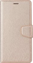 Mobigear Silk  Bookcase voor de OPPO A91 - Goud