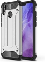 HONOR 8X Hoesje - Mobigear - Outdoor Serie - Hard Kunststof Backcover - Zilver - Hoesje Geschikt Voor HONOR 8X