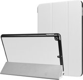 Apple iPad 6 (2018) Hoes - Mobigear - Tri-Fold Serie - Kunstlederen Bookcase - Wit - Hoes Geschikt Voor Apple iPad 6 (2018)