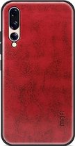 Huawei P20 Pro Hoesje - Mobigear - Excellent Serie - Hard Kunststof Backcover - Rood - Hoesje Geschikt Voor Huawei P20 Pro