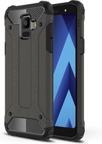 Mobigear Outdoor Hardcase Hoesje - Geschikt voor Samsung Galaxy A6 (2018) - Gunmetal