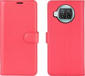 Xiaomi Mi 10T Lite Hoesje - Mobigear - Classic Serie - Kunstlederen Bookcase - Rood - Hoesje Geschikt Voor Xiaomi Mi 10T Lite