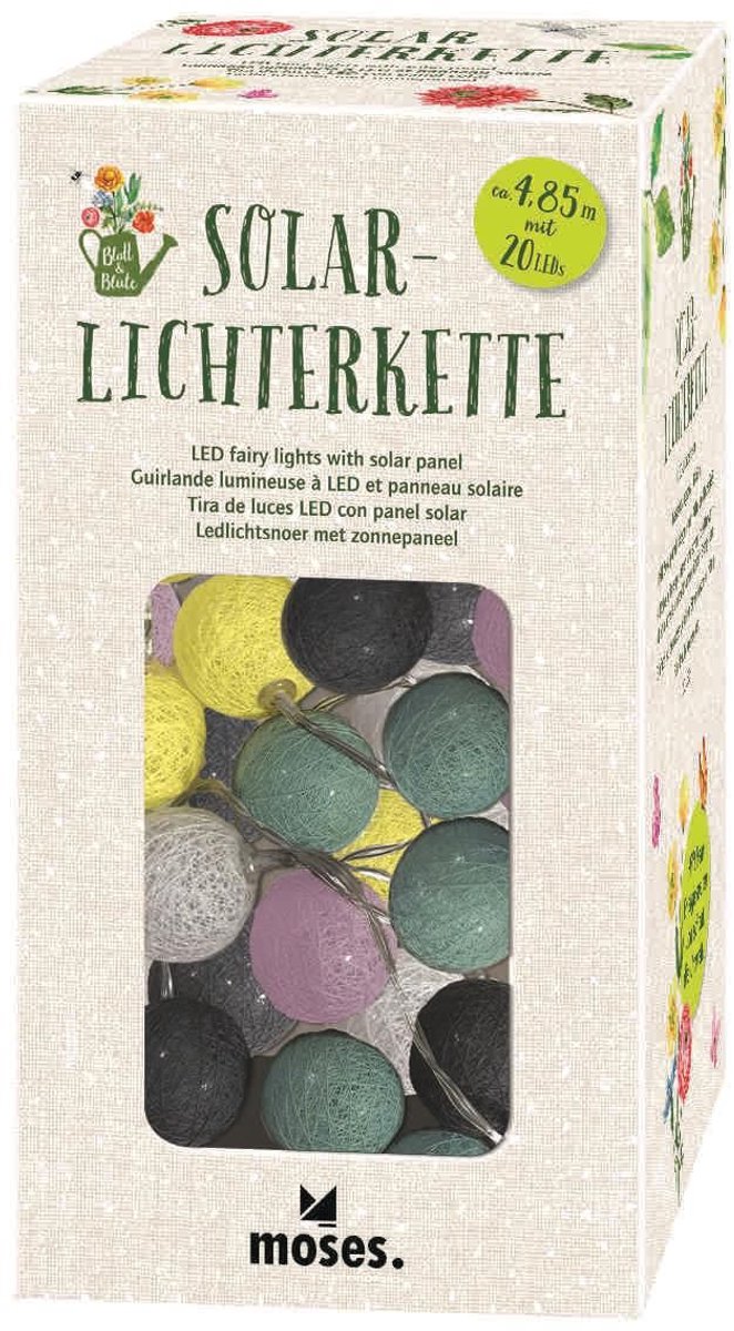 Moses Tuinverlichting Zonne-energie Led 485 Cm