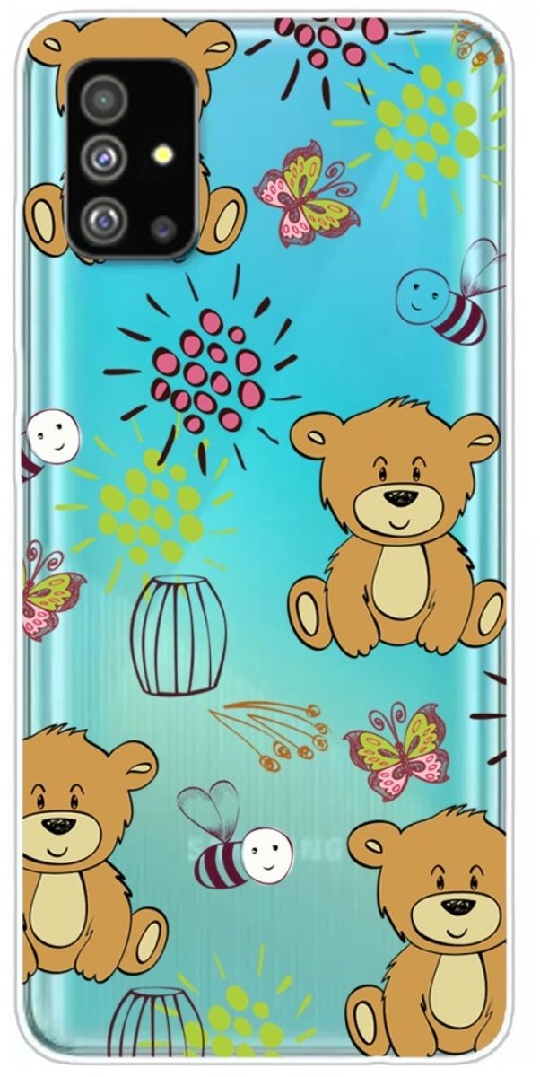 Softcase hoes - Geschikt voor Samsung Galaxy S20 Plus / S20+ - Beren