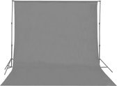 Tissu de fond Grijs tissé professionnel - Écran gris - 200 x 300 cm - Photographie de produit - Photographie - Vidéographie - Clé Chroma - Sans support - Tissu de fond - Studio
