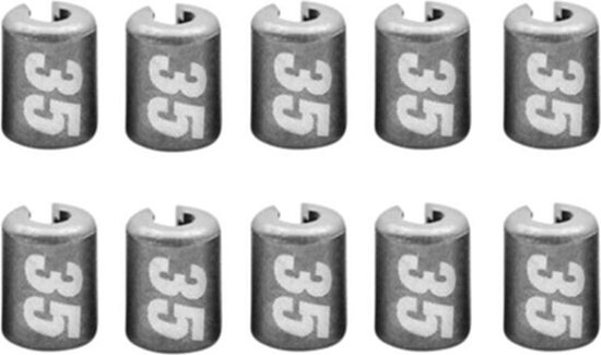 Korda Dark Matter Balancing Weights - 0.35g - Zilver van Korda — afbeelding 5