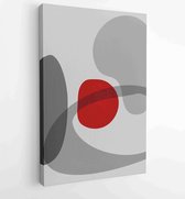 Abstract wall arts vector. Mural wall art 2 - Moderne schilderijen – Vertical – 1910092096 - 50*40 Vertical
