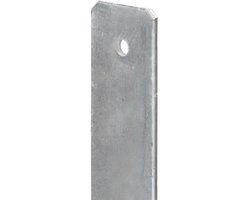 vidaXL - Grondankers - 6 - st - 14x6x60 - cm - gegalvaniseerd - staal - zilverkleurig