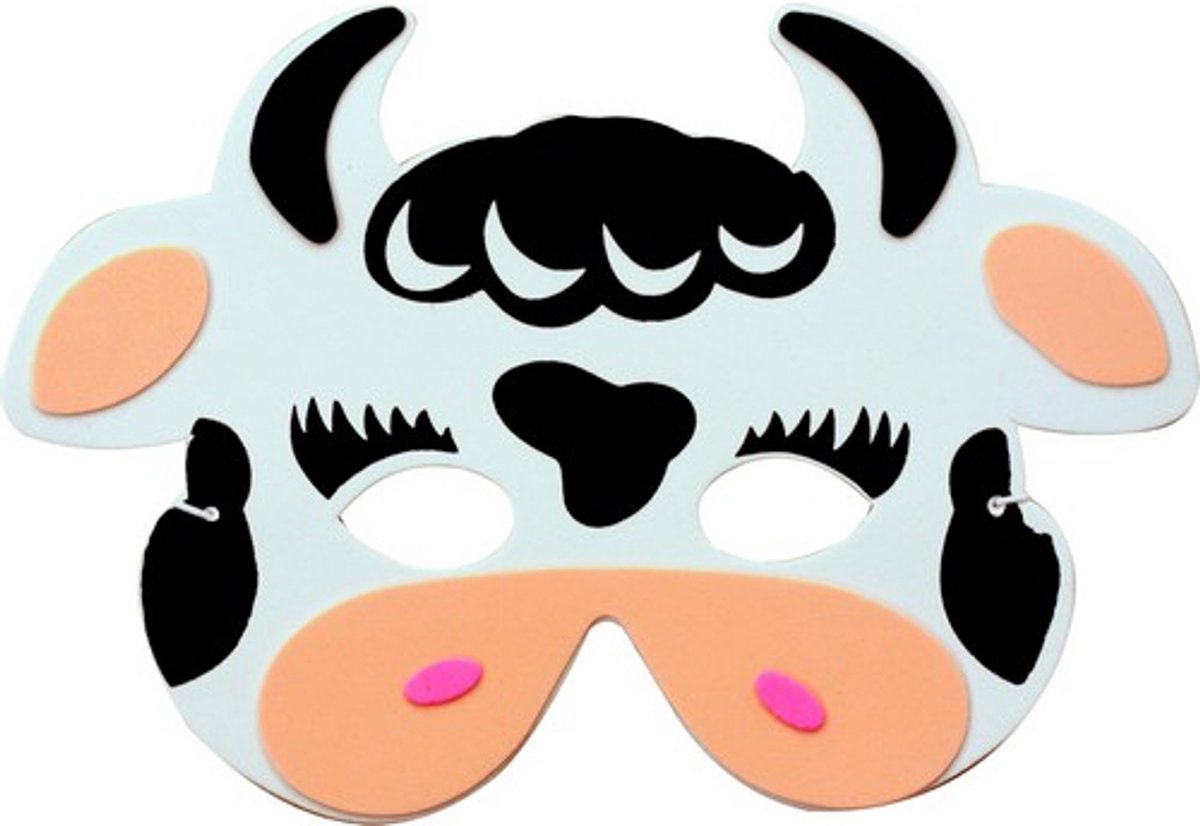 PARTYPRO - Koeienmasker voor kinderen
