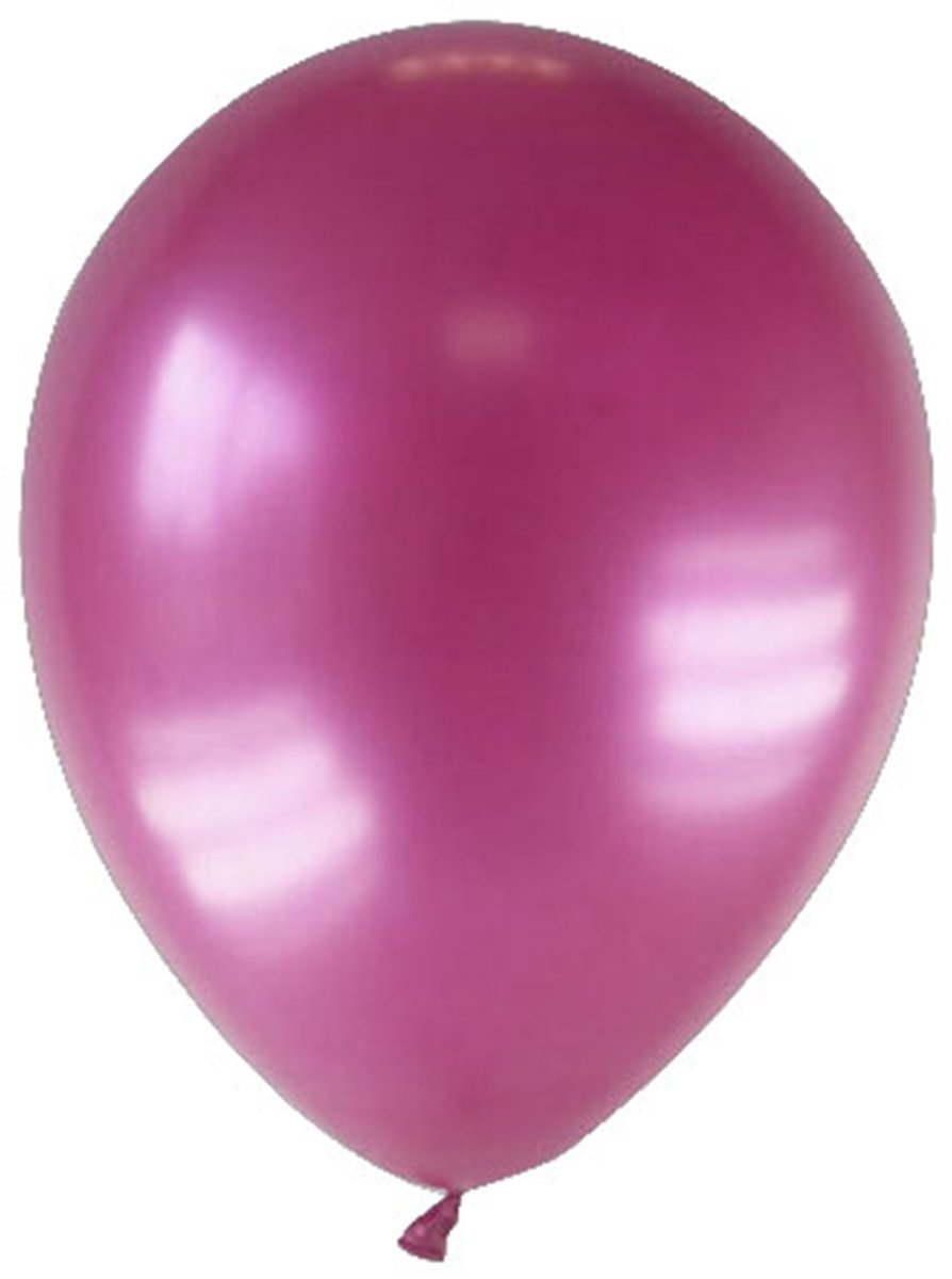 GLOBOLANDIA - 12 gemetalliseerde wijnrode ballonnen