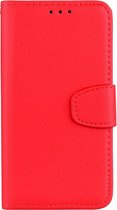 Mobigear Classic Bookcase voor de Xiaomi Mi 8 - Rood