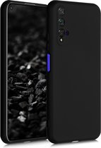 kwmobile telefoonhoesje voor Huawei Nova 5T - Hoesje voor smartphone - Back cover in mat zwart