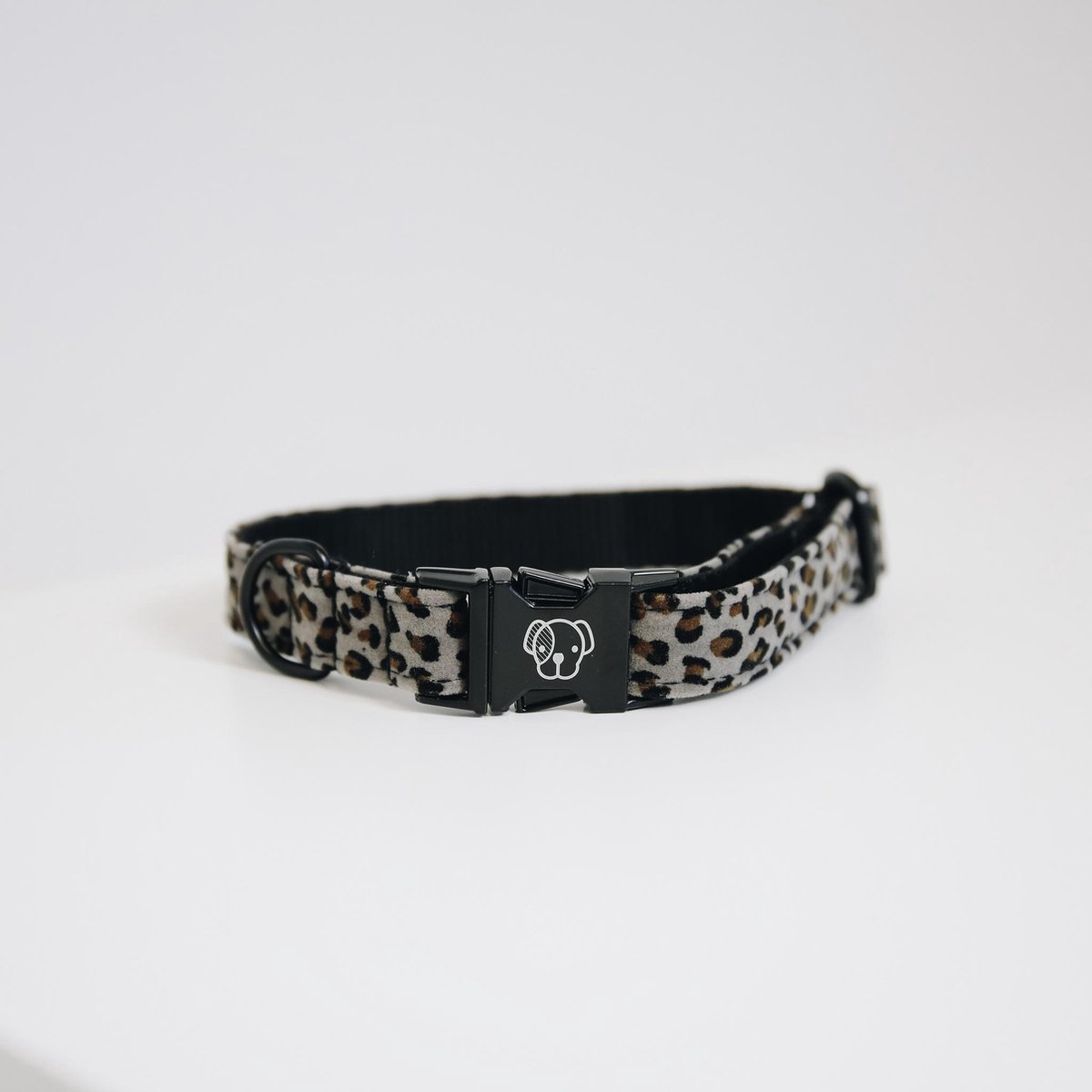 Kentucky Dogwear Hondenhalsband Luipaardprint - Grijs S - 28-40cm