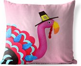 Coussins d'extérieur - Jardin - Costume Flamingo en Turquie - 60x60 cm