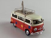 Retro Hippie Bus pennenbak rood