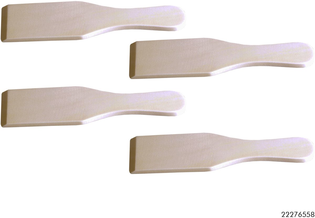 Gourmet Spatels - Hout - 4 stuks