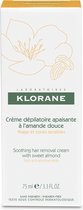 Klorane Soothing Hair Removal Cream With Sweet Almond 75 Ml