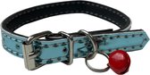 Lepus Halsband Katten Metallic Licht Blauw