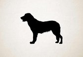 Silhouette hond - Stabyhoun - S - 44x60cm - Zwart - wanddecoratie