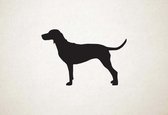 Silhouette hond - Polish Hunting Dog - Poolse jachthond - L - 73x109cm - Zwart - wanddecoratie