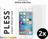 iPhone 6 Plus Screenprotector Glas - 2x - Pless®
