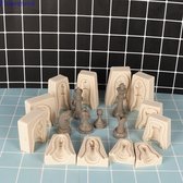 Silicone vorm voor Zeep of Kaarsen Chess set