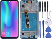 Lcd-scherm en digitizer volledige montage met frame voor Huawei Honor 10 Lite (blauw)