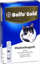 Bolfo gold kat vlooiendruppels - 80 2 pipet - 1 stuks